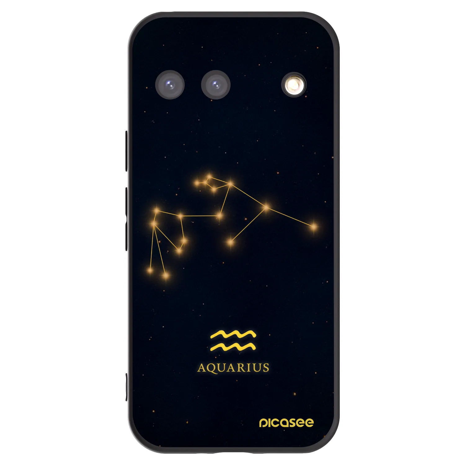 Picasee Google Pixel 9 Hülle - Schwarzes Silikon - AQUARIUS