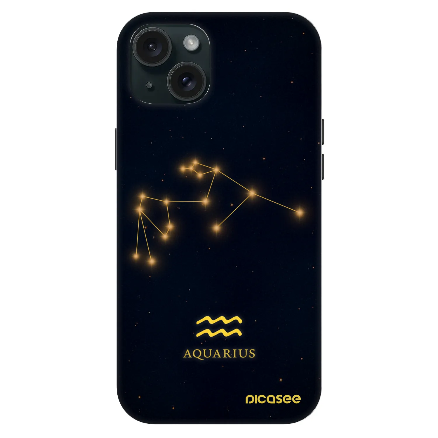 Picasee Fashion Case MagSafe für Apple iPhone 15 Plus - AQUARIUS