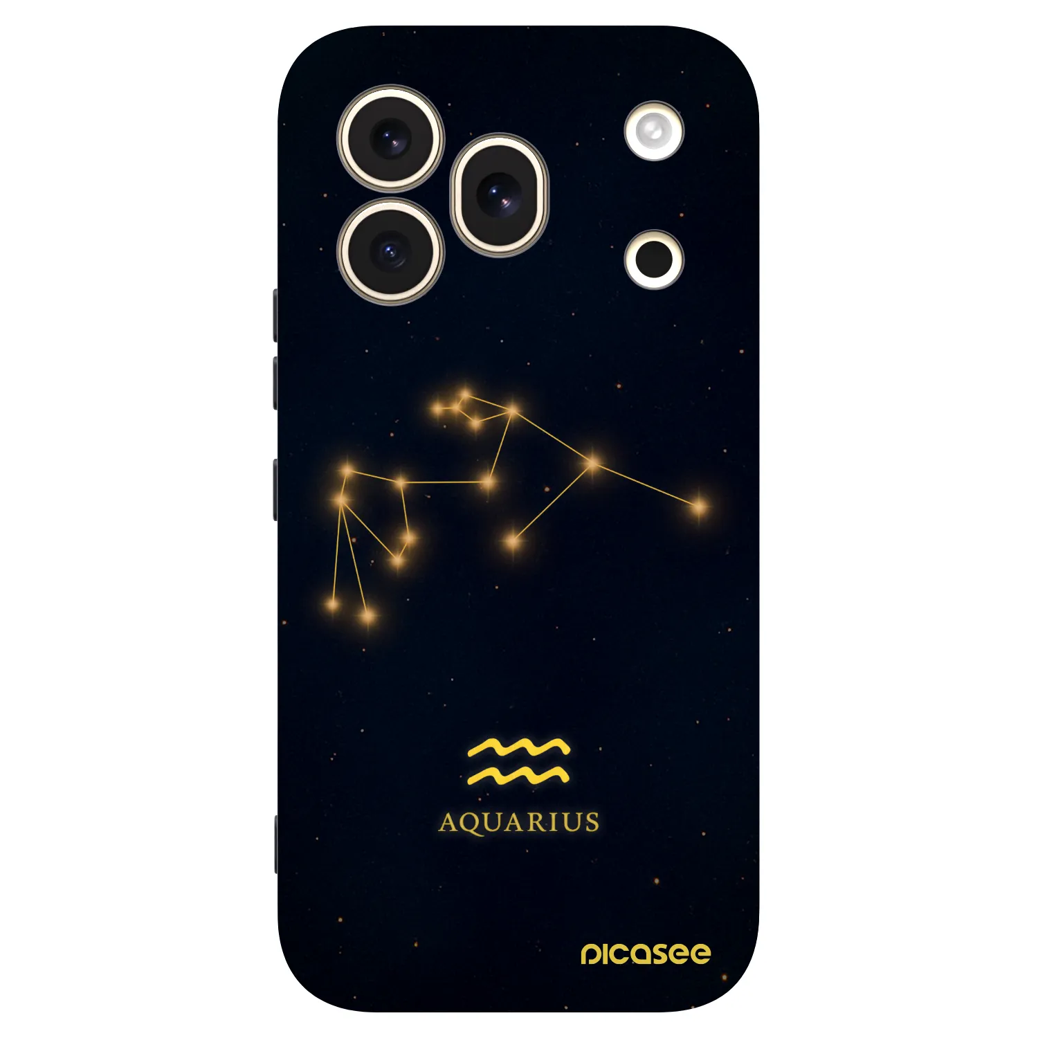 Picasee Honor 600 Pro Hülle - Schwarzes Silikon - AQUARIUS