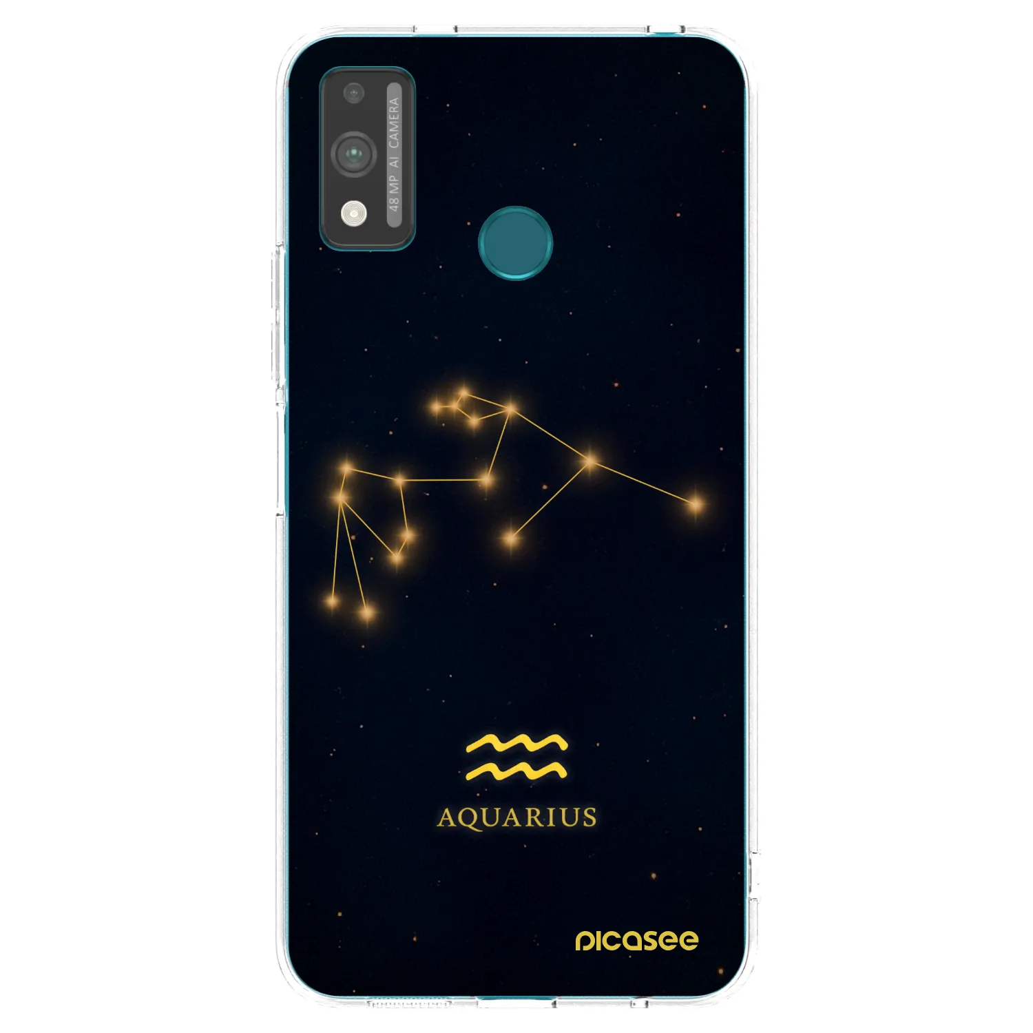 Picasee Honor 9X Lite Hülle - Transparentes Silikon - AQUARIUS