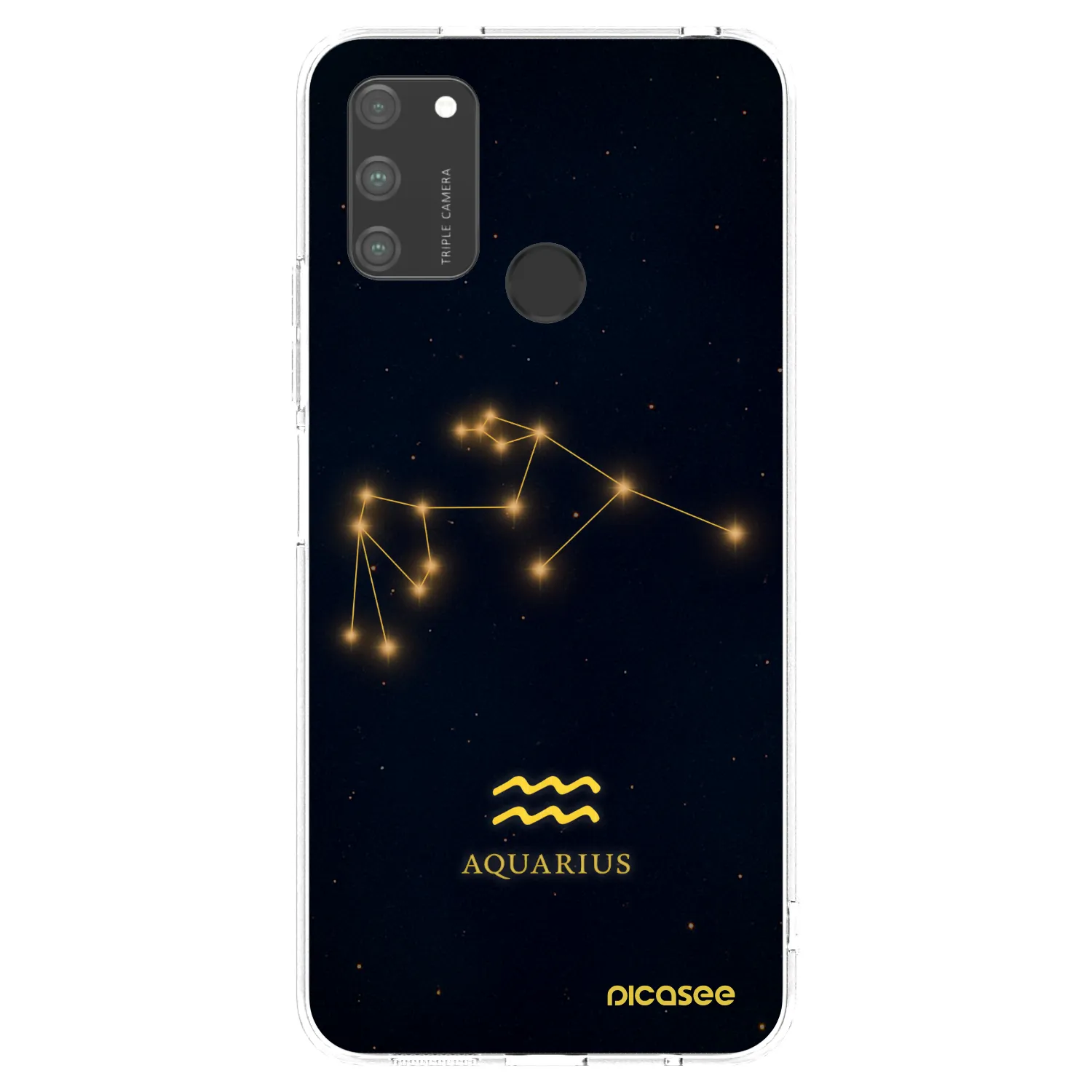 Picasee Honor 9A Hülle - Transparentes Silikon - AQUARIUS