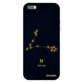 Picasee Apple iPhone 6 Plus/6S Plus Hülle - Transparentes Silikon - PISCES