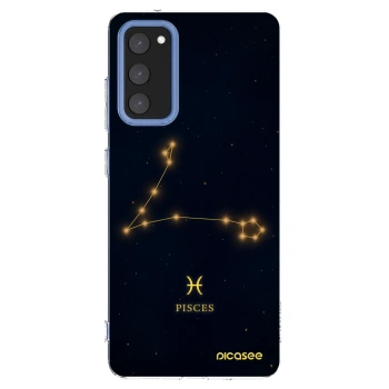 Picasee Samsung Galaxy S20 FE Hülle - Transparentes Silikon - PISCES