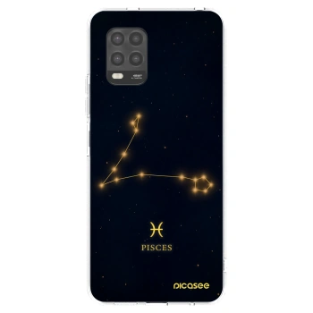 Picasee Xiaomi Mi 10 Lite Hülle - Transparentes Silikon - PISCES