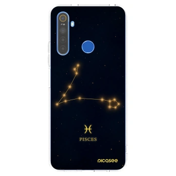 Picasee Realme 5 Hülle - Transparentes Silikon - PISCES
