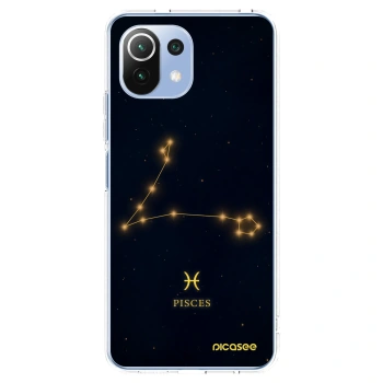 Picasee Xiaomi Mi 11 Lite Hülle - Transparentes Silikon - PISCES
