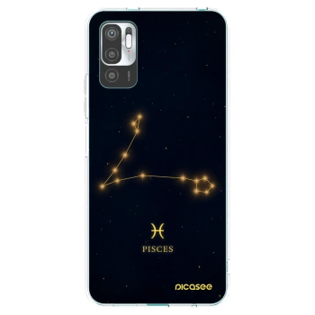 Picasee Xiaomi Redmi Note 10 5G Hülle - Transparentes Silikon - PISCES
