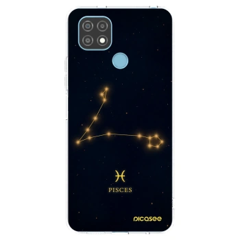 Picasee Realme C21 Hülle - Transparentes Silikon - PISCES