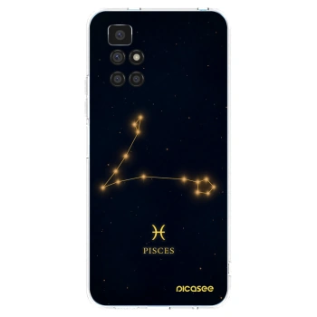 Picasee Xiaomi Redmi 10 Hülle - Transparentes Silikon - PISCES