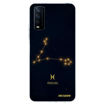 Picasee Vivo Y11s Hülle - Transparentes Silikon - PISCES