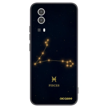Picasee Vivo Y72 5G Hülle - Schwarzes Silikon - PISCES