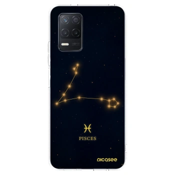 Picasee Realme 8 5G Hülle - Transparentes Silikon - PISCES