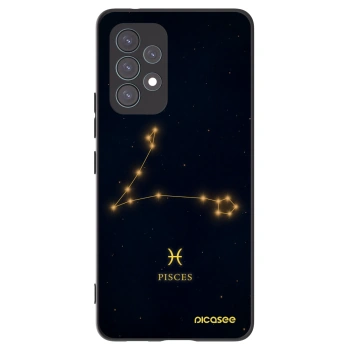 Picasee Samsung Galaxy A53 5G A536 Hülle - Schwarzes Silikon - PISCES