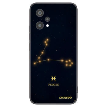 Picasee Realme 9 Pro 5G Hülle - Schwarzes Silikon - PISCES