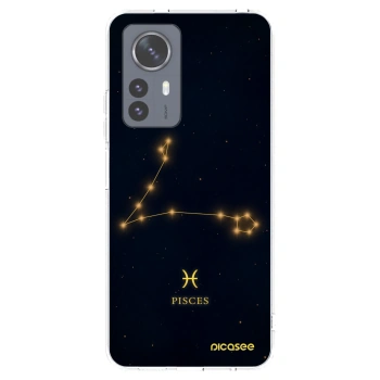 Picasee Xiaomi 12 Pro Hülle - Transparentes Silikon - PISCES