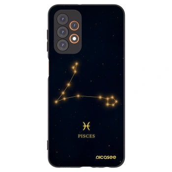 Picasee Samsung Galaxy A23 A236B 5G Hülle - Schwarzes Silikon - PISCES