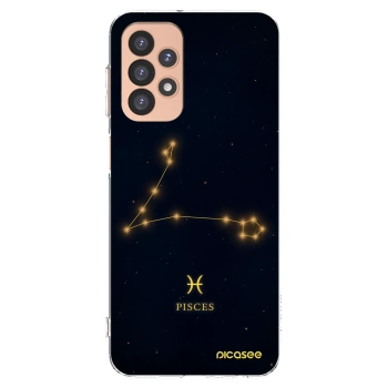 Picasee Samsung Galaxy A23 A236B 5G Hülle - Transparentes Silikon - PISCES