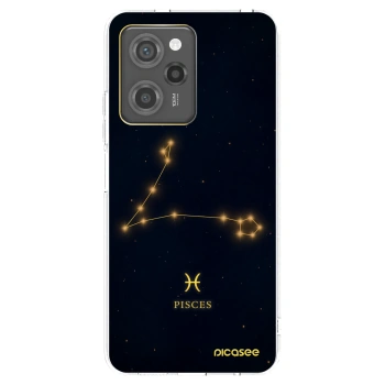 Picasee Xiaomi Poco X5 Pro Hülle - Schwarzes Silikon - PISCES