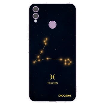 Picasee Honor 8X Hülle - Transparentes Silikon - PISCES