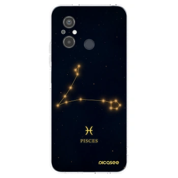 Picasee Xiaomi Redmi 12C Hülle - Transparentes Silikon - PISCES