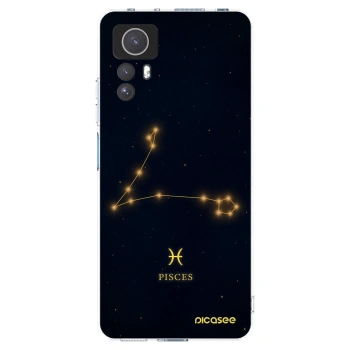 Picasee Xiaomi Redmi Note 12S Hülle - Transparentes Silikon - PISCES