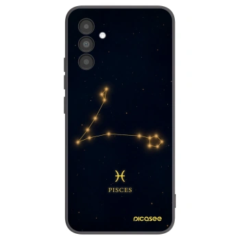 Picasee Samsung Galaxy A04s A047F Hülle - Schwarzes Silikon - PISCES