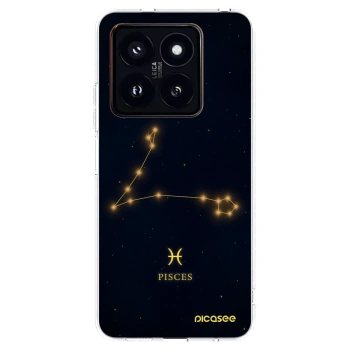 Picasee Xiaomi 14 Pro Hülle - Transparentes Silikon - PISCES