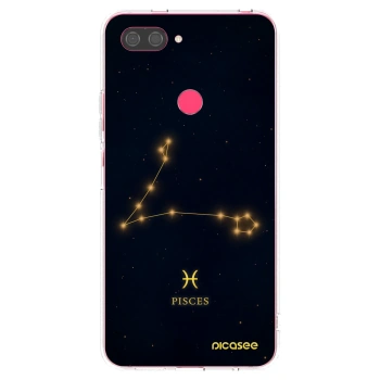 Picasee Xiaomi Mi 8 Lite Hülle - Transparentes Silikon - PISCES