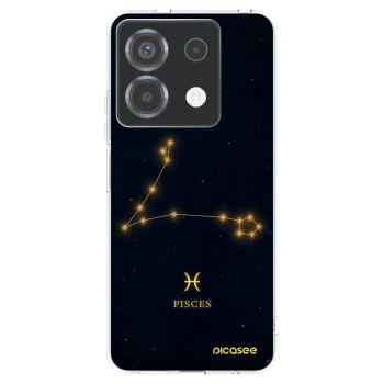 Picasee Xiaomi Poco X6 Hülle - Transparentes Silikon - PISCES