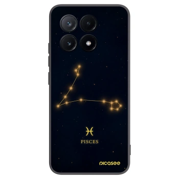 Picasee Xiaomi Poco X6 Pro Hülle - Schwarzes Silikon - PISCES