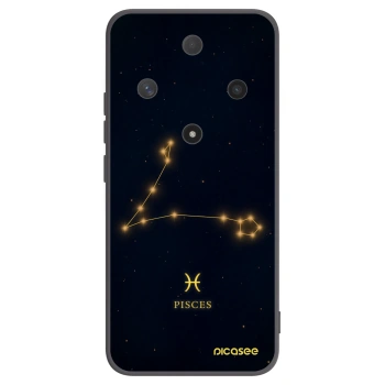 Picasee Honor Magic6 Lite 5G Hülle - Schwarzes Silikon - PISCES