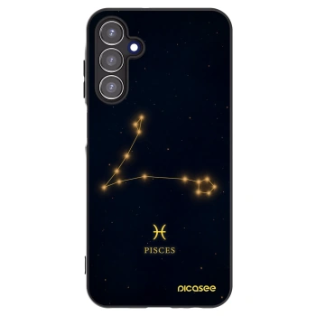 Picasee Samsung Galaxy A15 A155F 4G Hülle - Schwarzes Silikon - PISCES