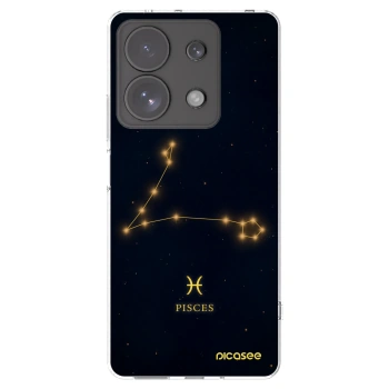Picasee Xiaomi Redmi Note 13 Pro 4G Hülle - Transparentes Silikon - PISCES