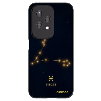 Picasee Honor 200 Lite Hülle - Schwarzes Silikon - PISCES