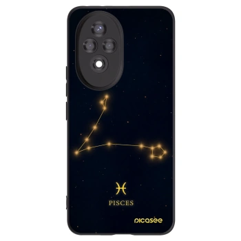 Picasee Honor 200 Pro 5G Hülle - Schwarzes Silikon - PISCES
