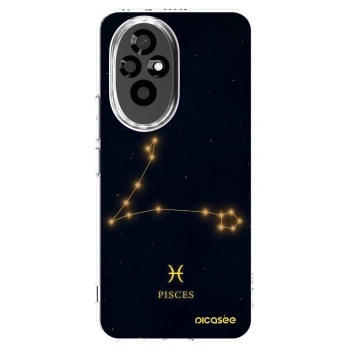 Picasee Honor 200 Pro 5G Hülle - Transparentes Silikon - PISCES