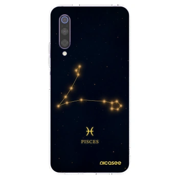 Picasee Xiaomi Mi 9 Hülle - Transparentes Silikon - PISCES