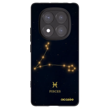 Picasee Xiaomi Redmi Note 14 Pro+ 5G Hülle - Schwarzes Silikon - PISCES