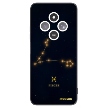 Picasee Xiaomi Redmi 14C Hülle - Schwarzes Silikon - PISCES