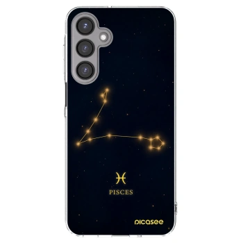 Picasee Samsung Galaxy A16 5G Hülle - Transparentes Silikon - PISCES