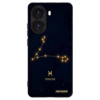 Picasee Xiaomi Poco X7 Pro 5G Hülle - Schwarzes Silikon - PISCES