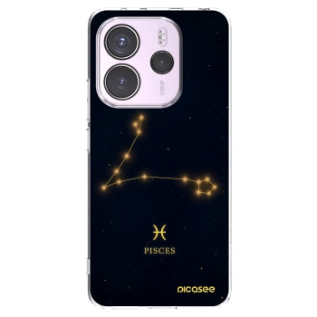 Picasee Xiaomi Redmi Note 14 4G Hülle - Transparentes Silikon - PISCES