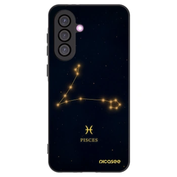 Picasee Samsung Galaxy A36 5G Hülle - Schwarzes Silikon - PISCES