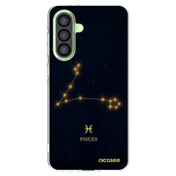 Picasee Samsung Galaxy A26 5G A266B Hülle - Transparentes Silikon - PISCES