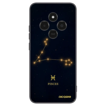 Picasee Xiaomi Poco C75 Hülle - Schwarzes Silikon - PISCES