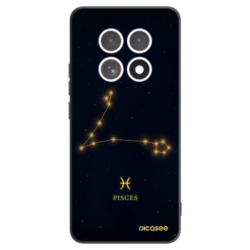 Picasee Xiaomi Redmi Note 15 Hülle - Schwarzes Silikon - PISCES