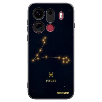 Picasee OPPO Find X9 Pro Hülle - Schwarzes Silikon - PISCES
