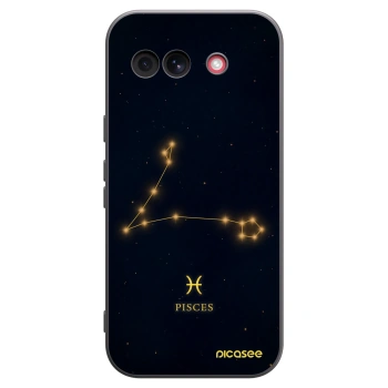 Picasee Google Pixel 10a Hülle - Schwarzes Silikon - PISCES