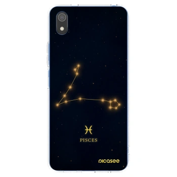 Picasee Xiaomi Redmi 7A Hülle - Transparentes Silikon - PISCES