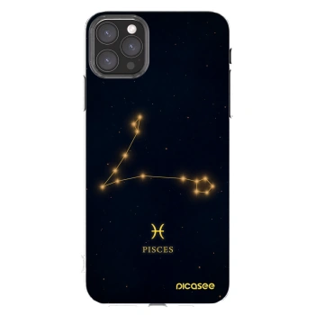 Picasee Apple iPhone 11 Pro Max Hülle - Transparentes Silikon - PISCES